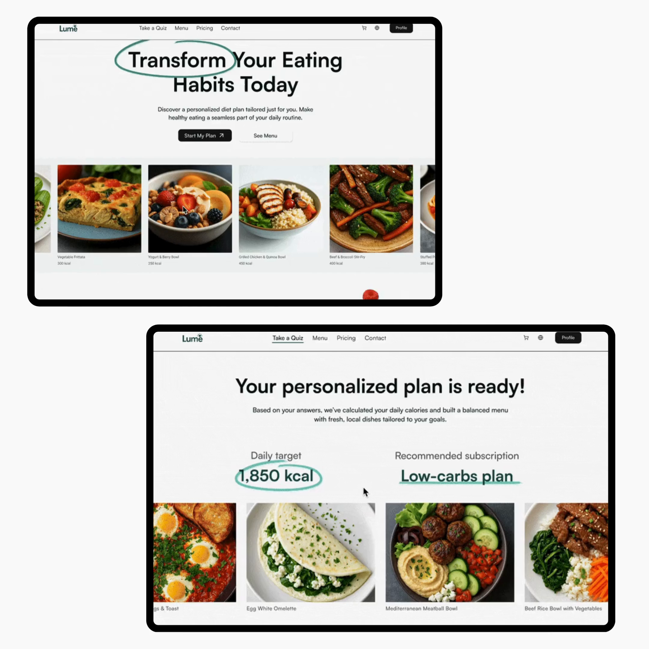 Example of Landing Page Design
