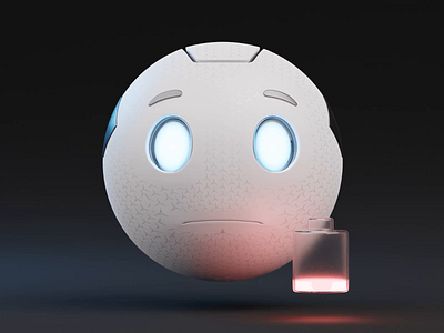 Discharge robotic 3D emoji 3d 3d animation animation blender design emoji emoji set emoticon game illustration illustrations library looping motion graphics render resources robot robotic
