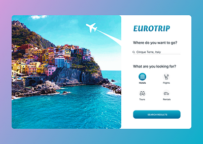 Travel Website design travel ui