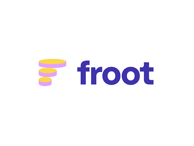 Froot (Coins + F) abstract behance branding branding and identity clean crypto design design agency dribbble freelancer graphic design identity logo logo design logo mark minimal modern simple web3