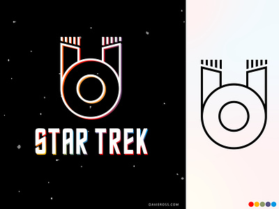 Star Trek Logo branding enterprise flat flat logo graphic design logo outer space logo rebrand simple logo space space graphics space icon space logo spaceship star trek star trek logo star wars star wars logo stars starship