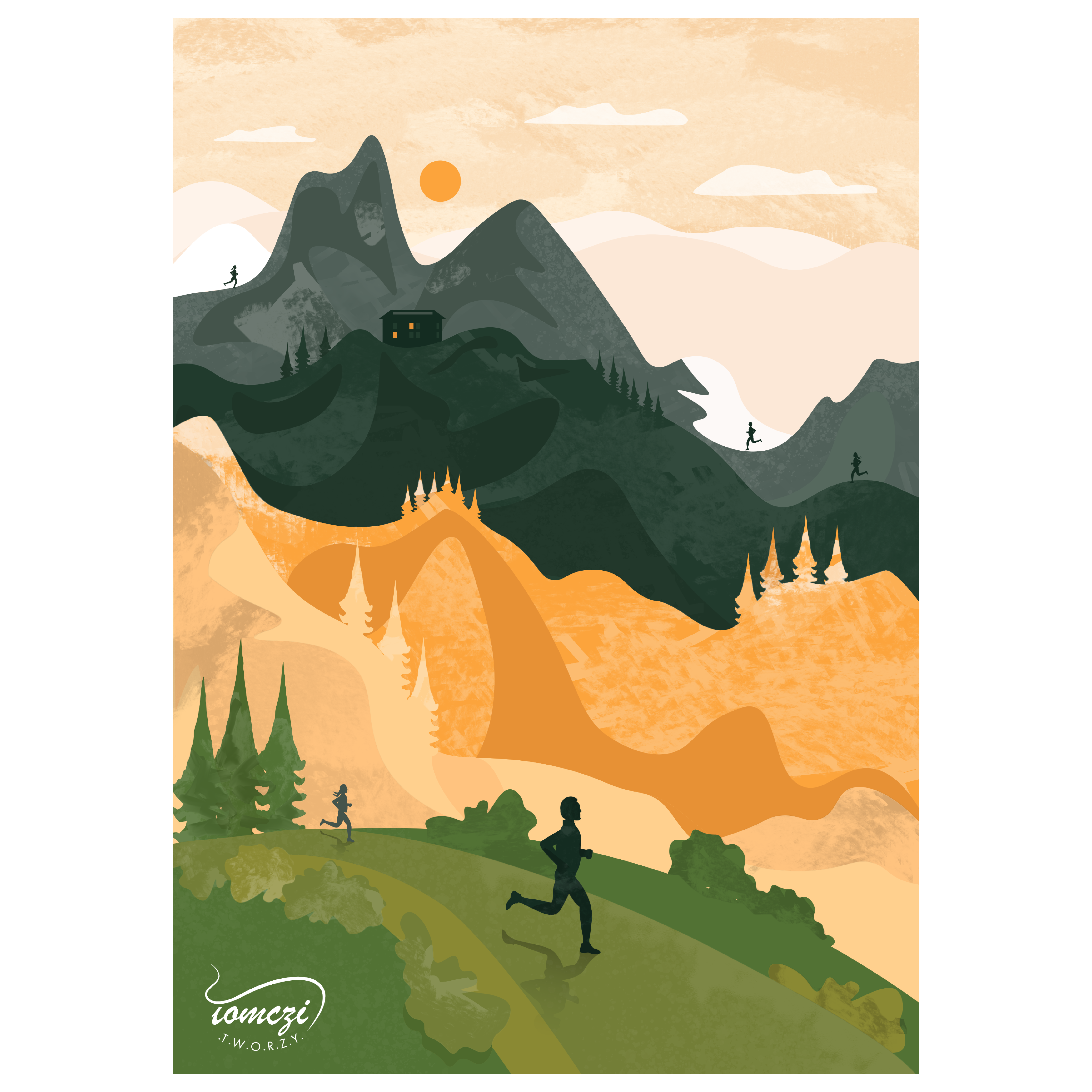 Colours of autumn 2d art branding design digital digitalart graphic design illustration