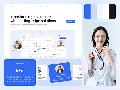 Healio - Connected Healthcare Platform branding design healthcare healthtech illustration logo mobile app saas ui ux web web platform website