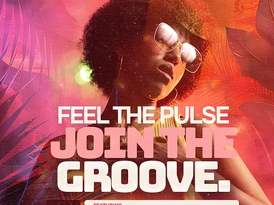 African Groove With MM natural sax Copy branding graphic design