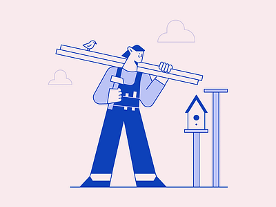 birdhouse app branding design graphic design illustration logo typography ui ux vector