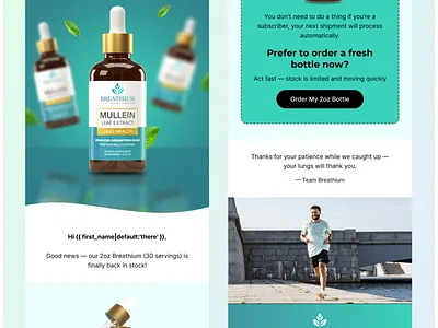 Email design template | Ecommerce brand email design newsletter email design system email template figma email