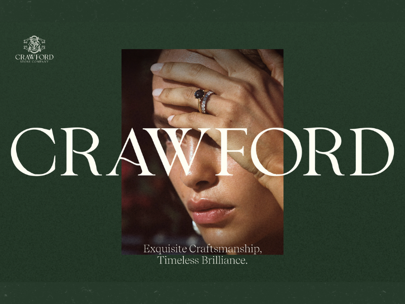Visual Identity for Crawford Stone Company branding graphic design illustration logo ui ux web design