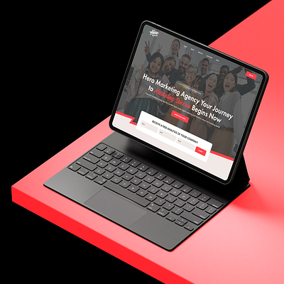 Business Marketing Agency Website branding business company crm integration digital future hero marketing agency landing page logo modern online marketing professional startup strategy success ui ux design webflow