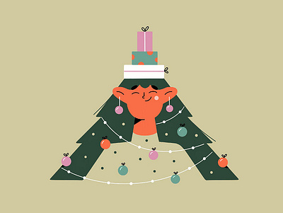 Merry Christmas app branding design graphic design illustration logo typography ui ux vector