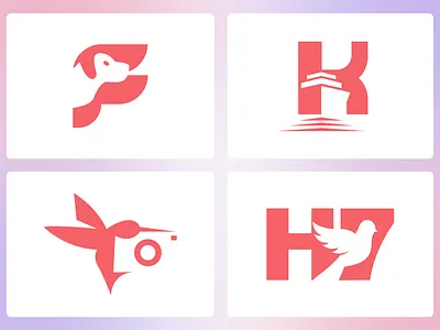 Negative space logos creative design logo logodesign negative space negative space logo