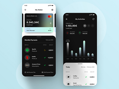 //🤑 BANKING APP 🤑// UX/UI Mobile Concept banking app concept design digital finance interface mobile ui ux