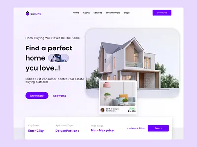 Real Estate Website Design-Webyking ui webdesign webdevelopment website design