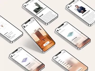 Law Firm Landing Page — Mobile Design app ui landing page law app law website mobile design ui ui design uiux ux