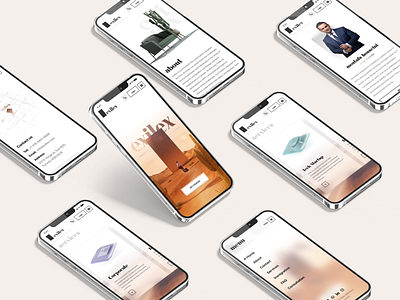 Law Firm Landing Page — Mobile Design app ui landing page law app law website mobile design ui ui design uiux ux