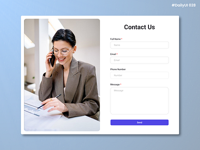 Daily UI #028 - Contact Us clean connection contact contact us daily daily 100 challenge daily ui daily ui 028 dailyui design get in touch graphic design hr info information message minimal ui ux website