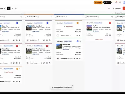 Real estate CRM and investment analysis tool account management dashboard admin dashboard branding conversational ai saas crm dashboard landing page crm real estate graphic design landing page design lead management dashboard luxury real estate management dashboard real estate admin dashboard real estate crm real estate crm software real estate landing page ui ux design uiuxdesign user management ui