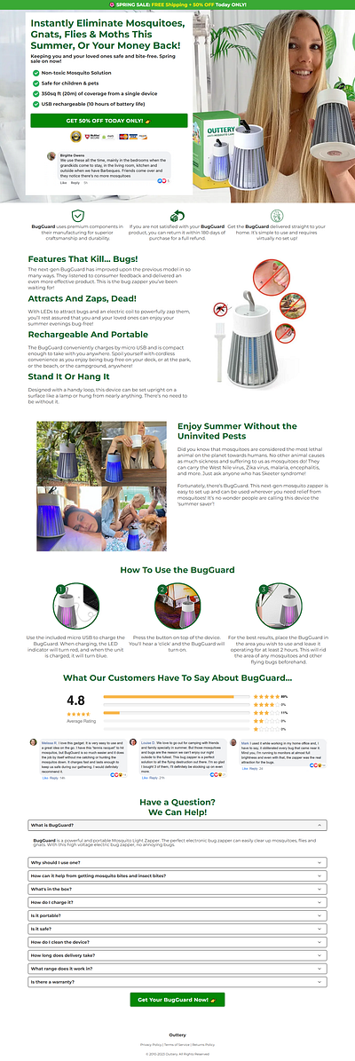 BugGuard Product page on Gempages bugguard bugguard product page checkout page clone advertorial clone checkout page clone funnel clone landing page clone product page clone sales funnel clone template funnelish funnelish funnel funnelish ready template funnelish template gempages gempages funnel gempages template landing page ready gempages sales gempages