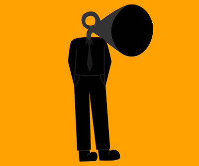 Trumpet Man branding design graphic design illustration instruments music musical instrument trumpet trumpet man trumpeter
