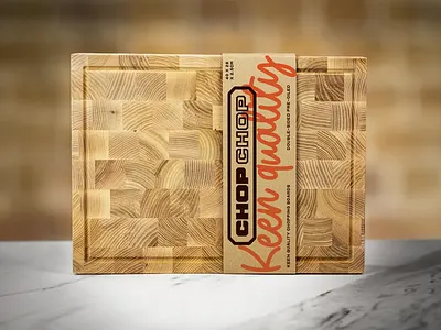 Chop Chop! Chopping board brand. brand branding chop chopping chopping board cursive design graphic design logo packaging