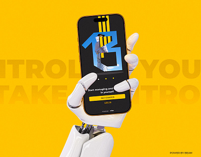 BEAM - Mobile Banking App Design animation branding design graphic design logo motion graphics poster ui userexpirence userinterface vector