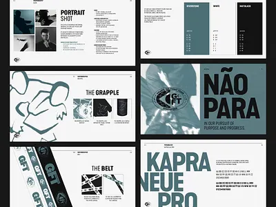 GF Team Singapore - Brand Book brand book brand guideline brand strategy graphic design jiujitsu branding visual identity