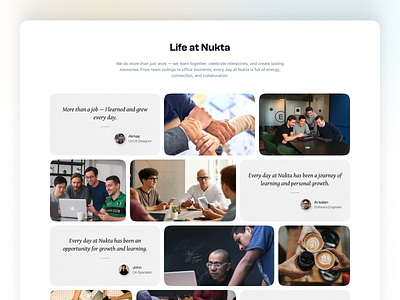Agency Career Page - Nukta Solutions agency career page uiux website website uiux