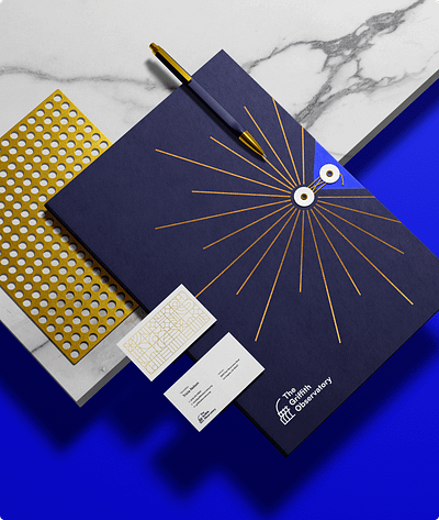 Griffith Observatory identity concept branding business card design graphic design griffith observatory identity illustration logo stationary