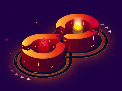 Tangram Vision Design & Illustration 3d design illustration isometric robots vector webflow website