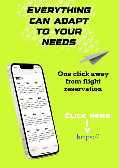 Social media “ad”. App promoting graphic design