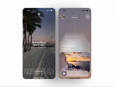 Travel Exploration App UI user experience