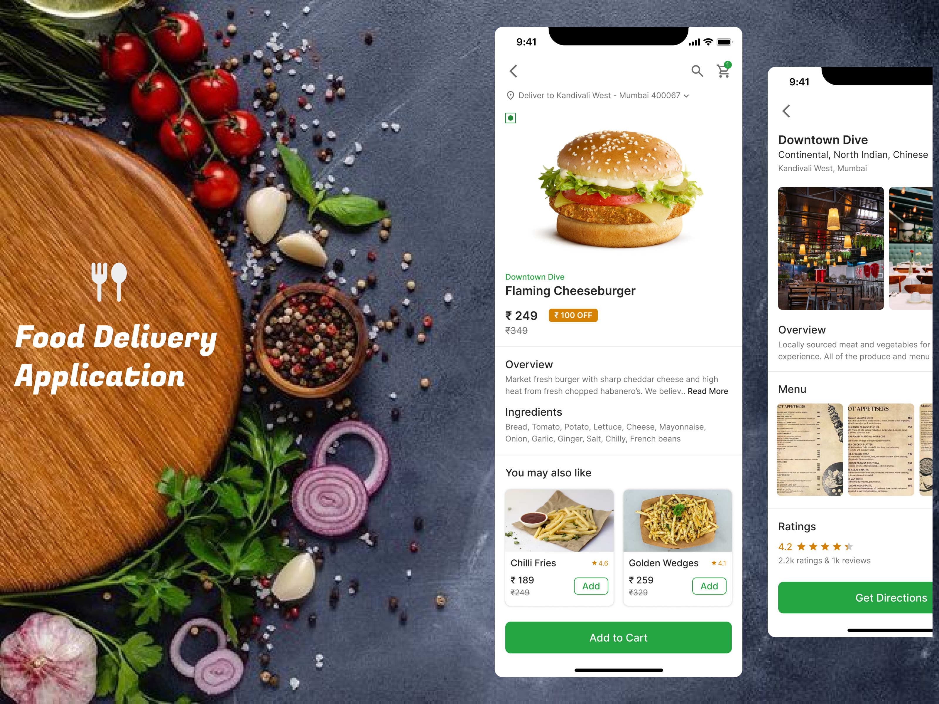 Food delivery app application food delivery mobile ui design uiux user expirience user interface ux design