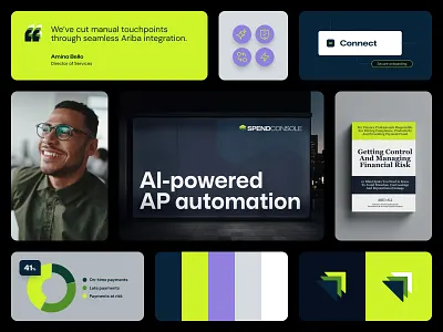 SpendConsole — Design language b2b bento branding identity language ui ux web website