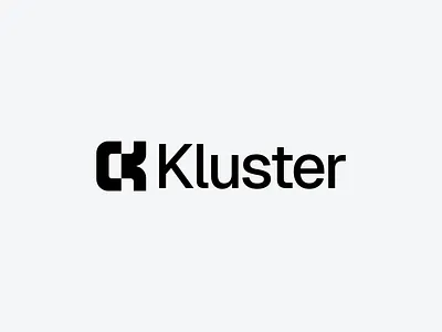 Kluster Logo Design abstract logo ai logo brand design brand identity branding cluster data logo geometric logo k logo lettermark logo logomark startup logo tech logo technology logo visual identity