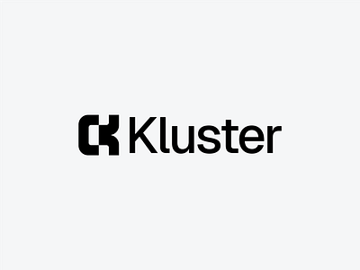 Kluster Logo Design abstract logo ai logo brand design brand identity branding cluster data logo geometric logo k logo lettermark logo logomark startup logo tech logo technology logo visual identity