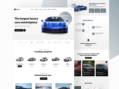 Car rental landing page template auto automotive car car rent cars framer framer template inspiration landing landing page nocode rental template ui design vehicle web theme webdesign website template