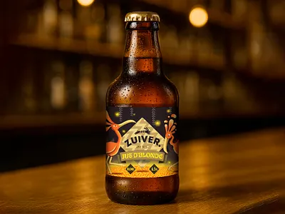 Beer Label alcohol bar beer beer branding beer label beerlabel beverage bird birds blonde bottle brand branding drink graphic design illustration label package packaging packaging design