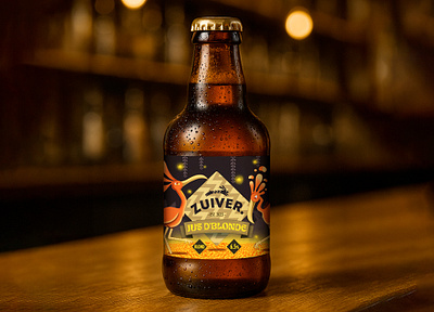 Beer Label alcohol bar beer beer branding beer label beerlabel beverage bird birds blonde bottle brand branding drink graphic design illustration label package packaging packaging design