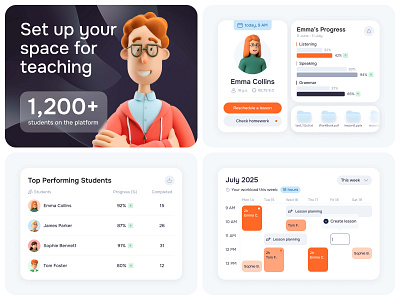 Study | Education Platform | Education | Teacher Dashboard | UI class management dashboard control dashboard design e learning edtech education education platform learning online education online learning online school planner product design study teacher dashboard ui ux web design web interface design web responsive design website design