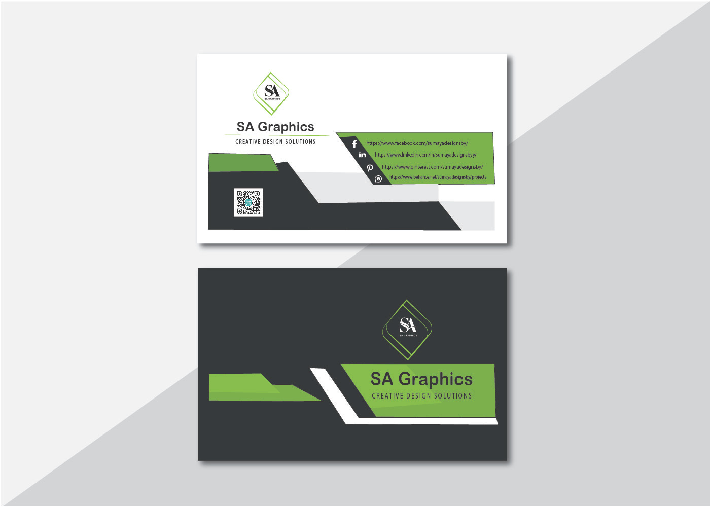 Example of Business Card Design( Elevate Your Brand)