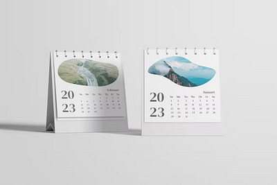Square Desk Calendar Mockup design mock up mockup mockups photoshop psd template