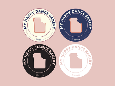 My Happy Dance Bakery Logo + Branding brand branding design graphic design logo logo mark vector