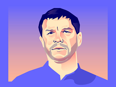 Nick Szabo for minterest.com graphic design illustration nft portrait vector vector illustration