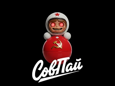 SovPay App — alternative mascot mobile app motion graphics soviet