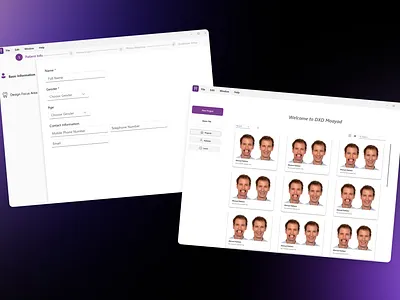 DXD - Project Showcase dental digital product design smile design ui ux