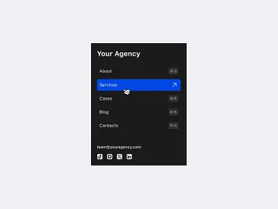 Command Menu design navigation ui ux
