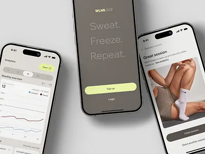 WLNS Club app app design application application design branding design designer freelance graphic design ui ui designer user experience user interface ux ux design