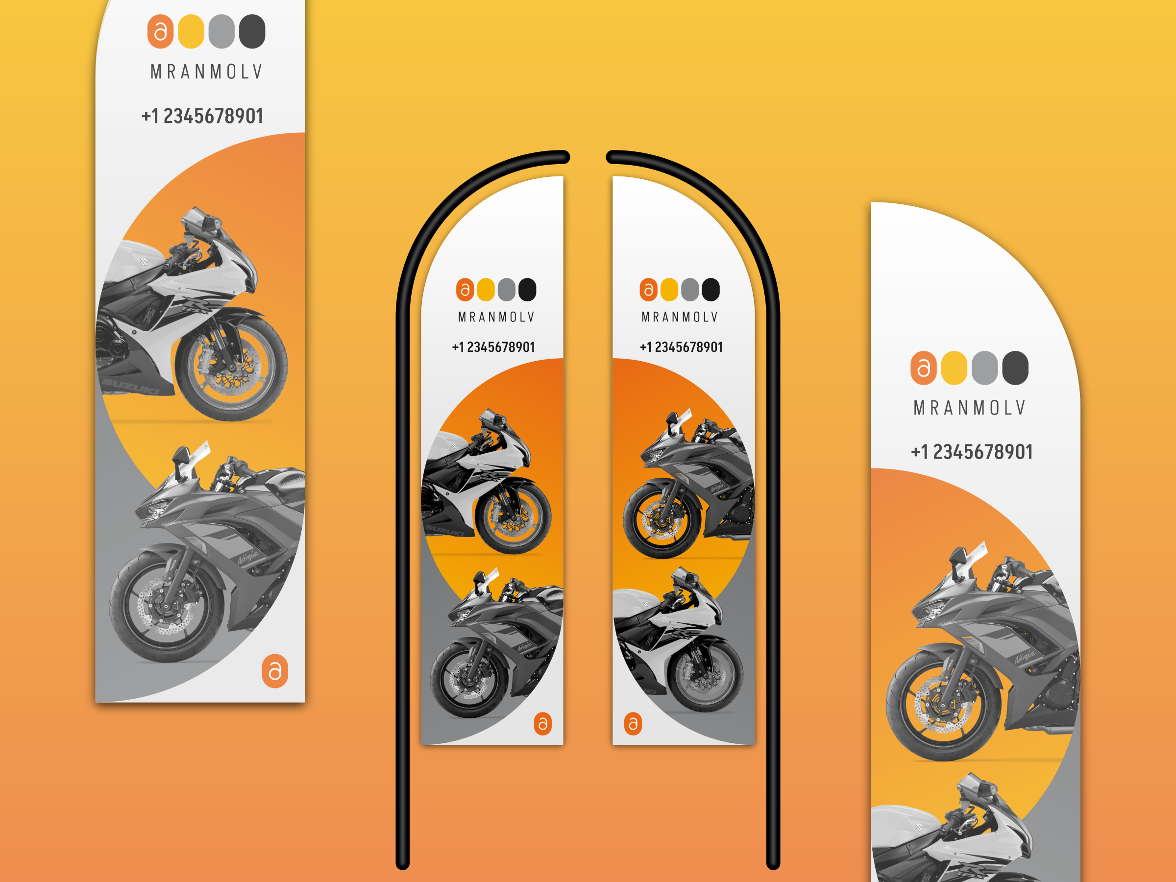 Example of Advertisement Flag Designs