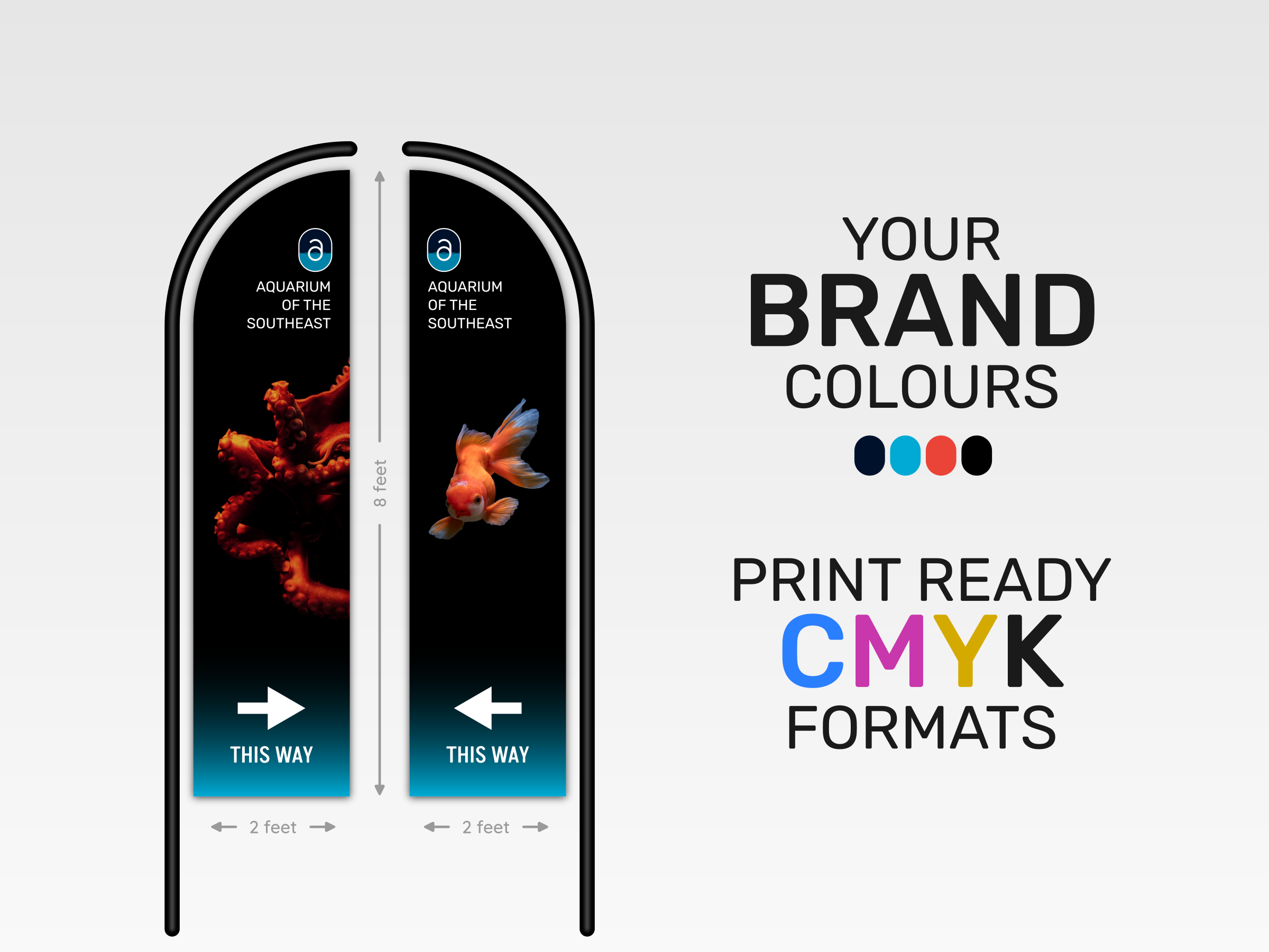 Example of Advertisement Flag Designs