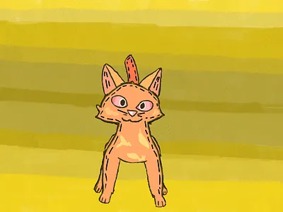 Kittern animal animalart clipstudiopaint csp digitalart digitalillustration illustration kitten stylized