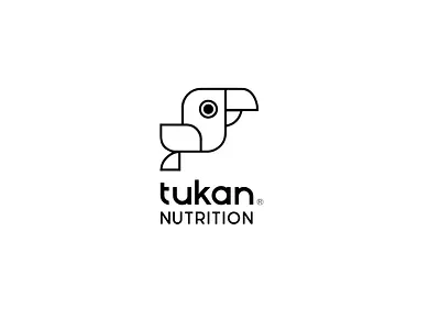 Tukan Nutrition bird branding graphic design logo de logo design parrot tukan typography